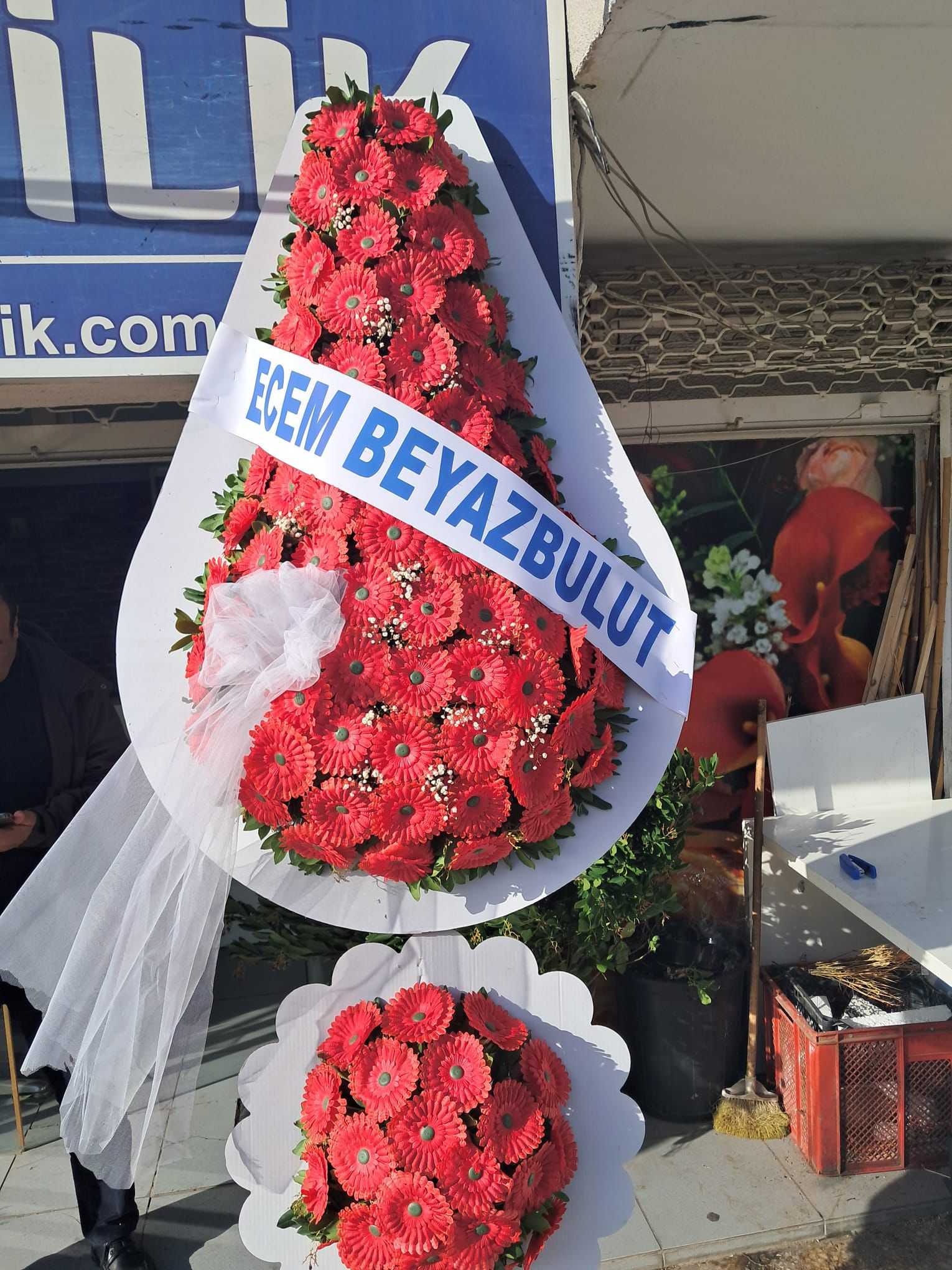 Çiftli Kalıcı Açılış Çelenk